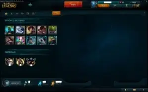 Conta League of Legends Diamante V + Skins