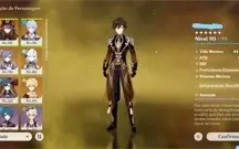 Conta genshin Zhongli, Ayaka, Ayato, Hutao, Shenhe, Mona...