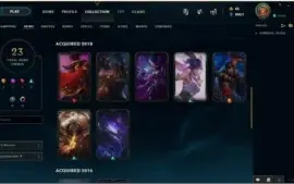 CONTA LOL RELIQUIA DA SEASON 3