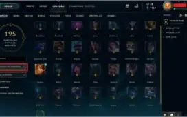CONTA LEAGUE OF LEGENDS - 116 CHAMP - 97 SKINS - DIAMANTE