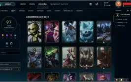 CONTA LEAGUE OF LEGENDS - 116 CHAMP - 97 SKINS - DIAMANTE