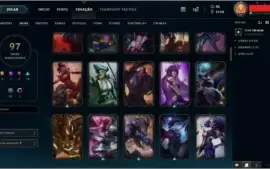CONTA LEAGUE OF LEGENDS - 116 CHAMP - 97 SKINS - DIAMANTE