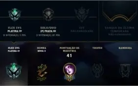 Conta de LOL Platina IV com Skins '' Vitoriosa ''