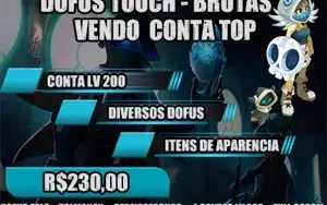 CONTA DOFUS TOUCH - BRUTAS - R$230,00