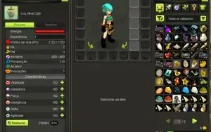 CONTA DOFUS TOUCH - BRUTAS - R$230,00