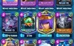 Clash conta Nv 14 Campeão Cavalheiro Dourado Nv 14 e etc