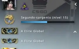 conta cs:go global prime