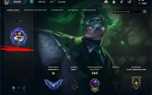 Conta diamante 4 lol