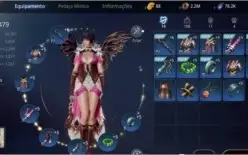 Conta mir4 lvl 61 64k power 26%de mineração