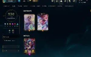 CHALLENGER FLEX 230 skins,nível 637 -MESTRE SOLQ