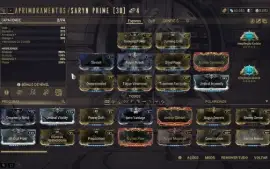 Conta Warframe Nível 13 com Varios Bonecos e Pets.