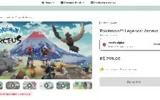 Conta Nintendo Com Pokemon Violet E Pokemon Legends Arceus