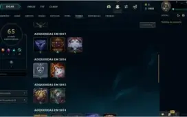 CONTA LOL GOLD