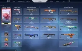 Conta valorant diamante, Passes , VP , Skins raras