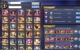 CONTA DE SAINT SEIYA AWAKENING 100% DOS CAVALEIROS