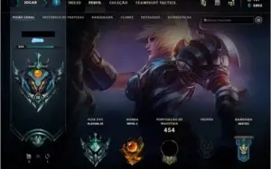 CONTA PLATINA 93 skins, 1 ultimate