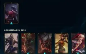 CONTA LOL DIAMANTE 4 (49 CHAMPS 19 SKINS)