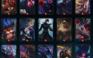 Conta 338 Skins, Platina 4 Soloq - Plat 3 Flex