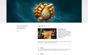Site Completo League of Legends - Pronto para colocar no ar!