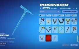 conta fortnite com mais de 120 skins,desde a temporada 5cap1