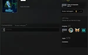 570 JOGOS, STEAM LEVEL 31, ACOMPANHA EMAIL PRIMÁRIO