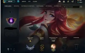 CONTA SMURF COM LUX ACADEMIA DE BATALHA PRESTÍGIO