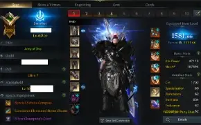 Conta Lost Ark - Main Zerker +22 100% Quality - Striker +20