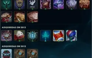 CONTA LEAGUE OF LEGENDS RARA