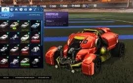 rocket league tag SSL + 2000 créditos e passe