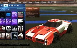 rocket league tag SSL + 2000 créditos e passe