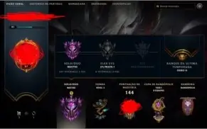 Conta DIAMANTE League of Legends