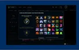 Conta unranked (ultimo elo: gold) - 44 champions ~ 15 skins