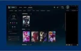 Conta unranked (ultimo elo: gold) - 44 champions ~ 15 skins