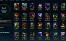 CONTA LVL 56 PRATA 3, 10 SKIN E 37 CHAMPS C/ E-MAIL
