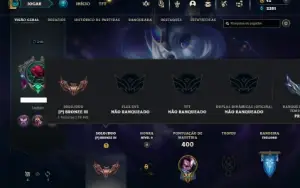 Bronze 3 com 150 Champs e 47 Skins