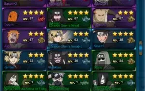 CONTA NARUTO ONLINE s366 / 135k FC