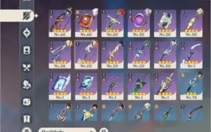 GENSHIN 8 PERSONAGENS 5 ESTRELAS AR 45