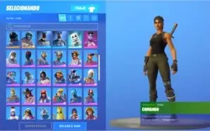 Conta Fortnite RARA, S1 A S8 cavaleiro negro NFA