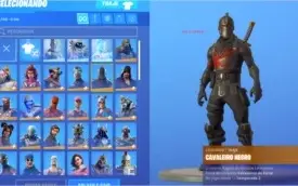 Conta Fortnite RARA, S1 A S8 cavaleiro negro NFA
