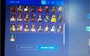 Conta fortnite s5 s6 s7 s8 s9 com salve o mundo