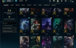 Conta Diamante 3 com 36 Champs e 4 Skins