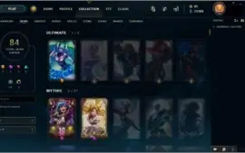 Conta lol Ouro IV /+ 130 campeões/ 84 skin/desde 2012