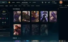 Conta lol Ouro IV /+ 130 campeões/ 84 skin/desde 2012