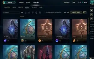 Conta de LOL - 351 Skins - Elo atual Platina IV