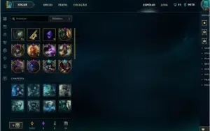 Conta de LOL - 351 Skins - Elo atual Platina IV