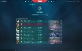 Conta smurf valorant platina 1