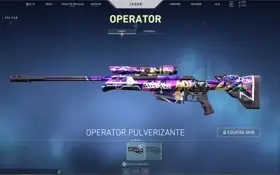 Conta valorant com muitas skins!