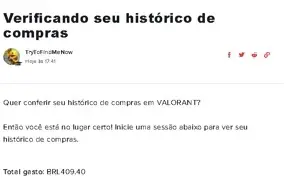 Conta valorant com muitas skins!