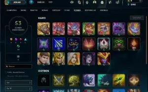 Bronze 1 com 30 Champs e 5 Skins