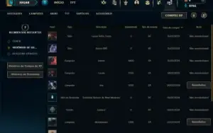 Bronze 1 com 30 Champs e 5 Skins
